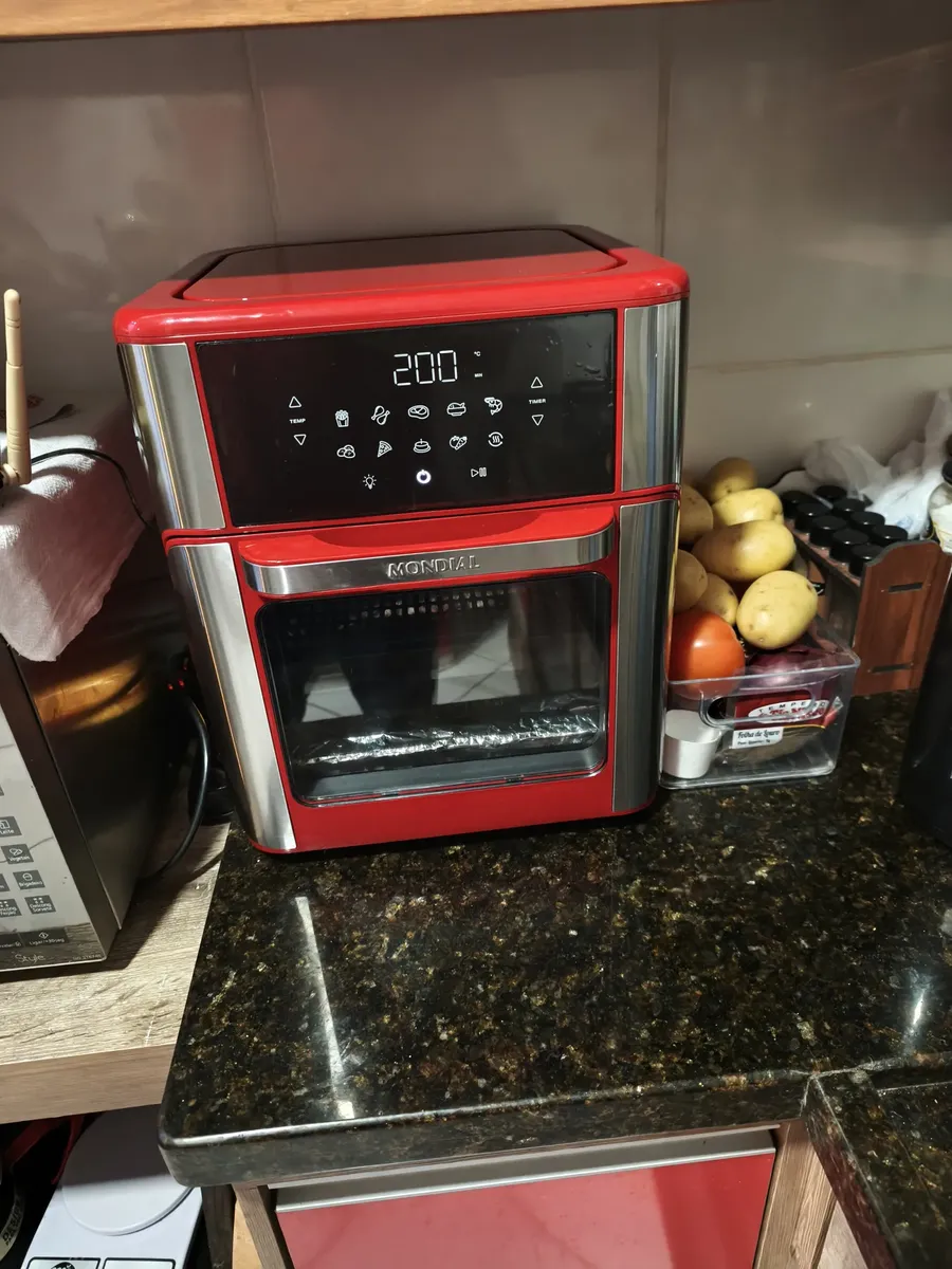 Foto da Air Fryer Forno 12L Mondial enviada por cliente